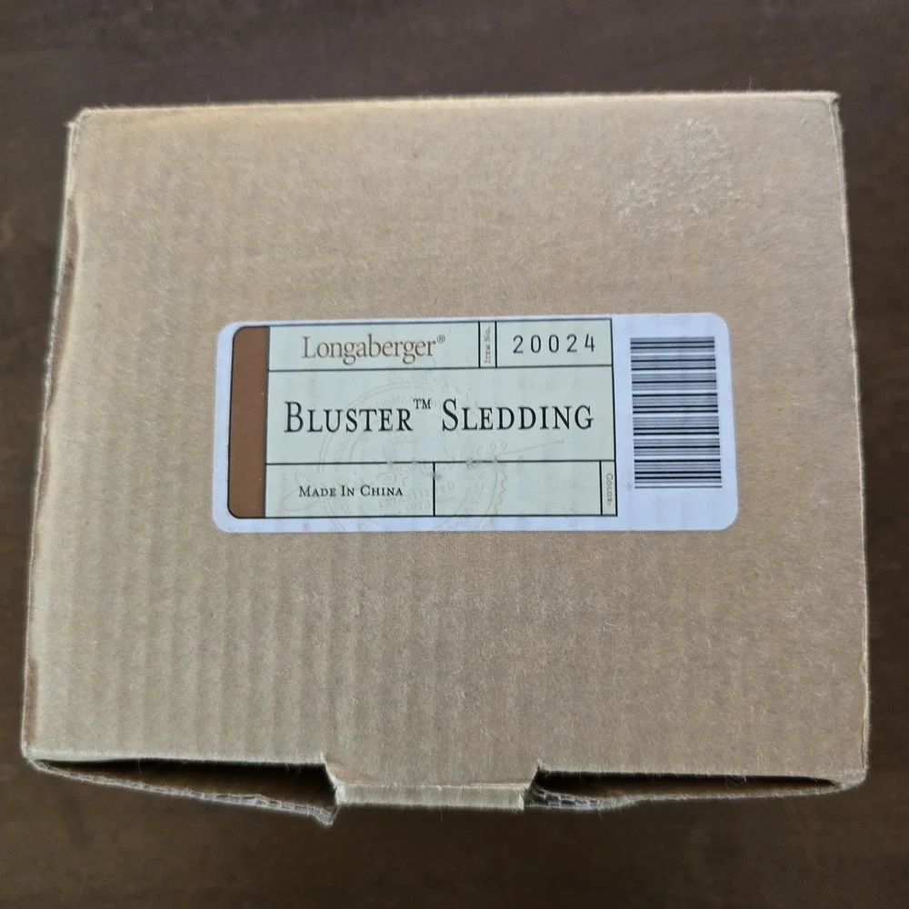 Longaberger bluster sledding